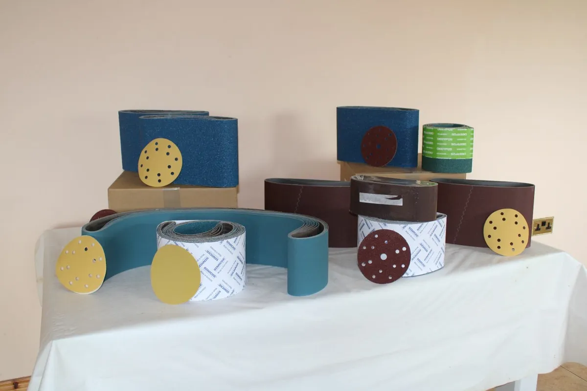 FLOOR SANDING BELTS - DISCS ,TO OFFLOAD - Image 2