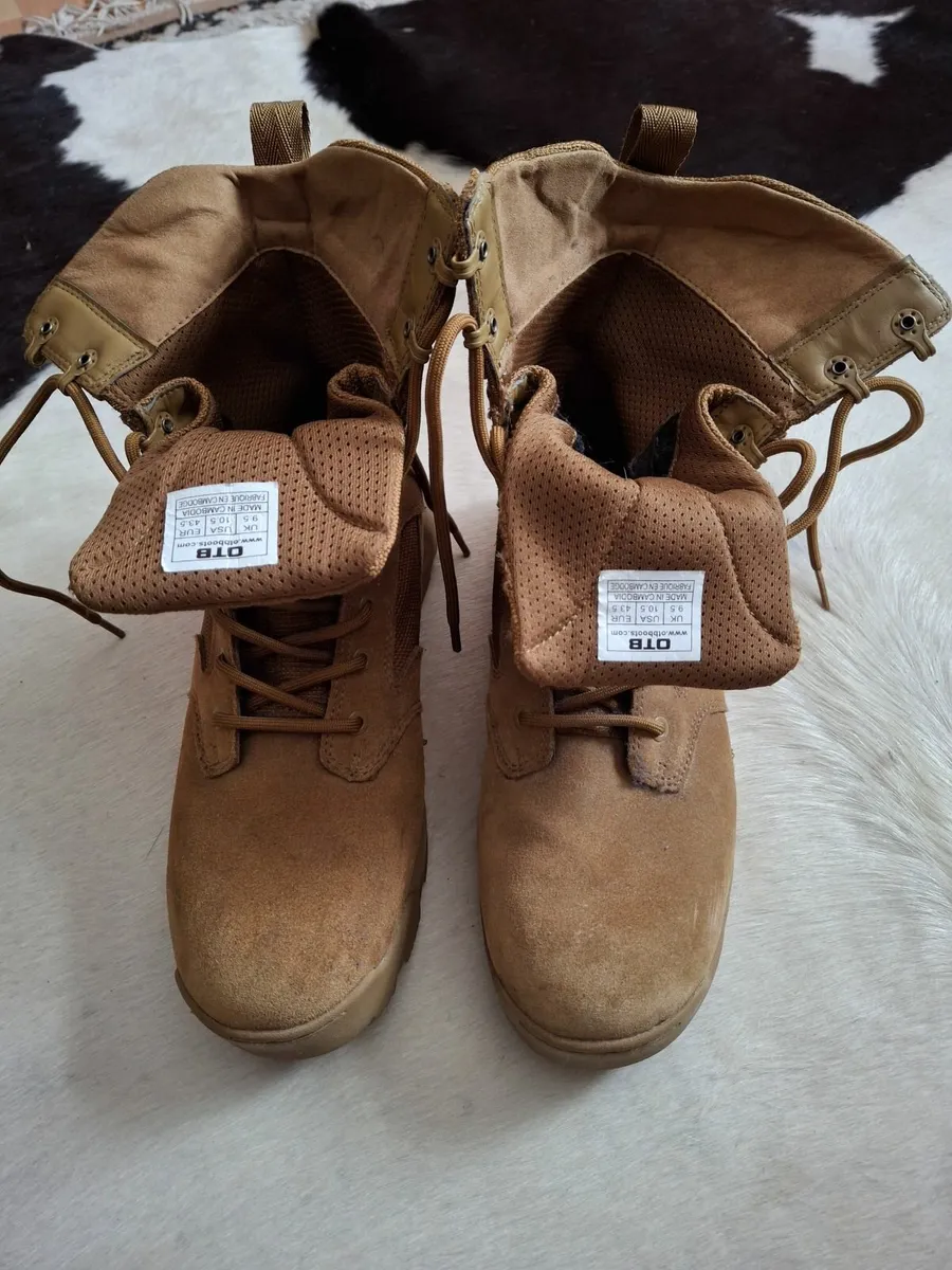 Desert army boots - Image 4