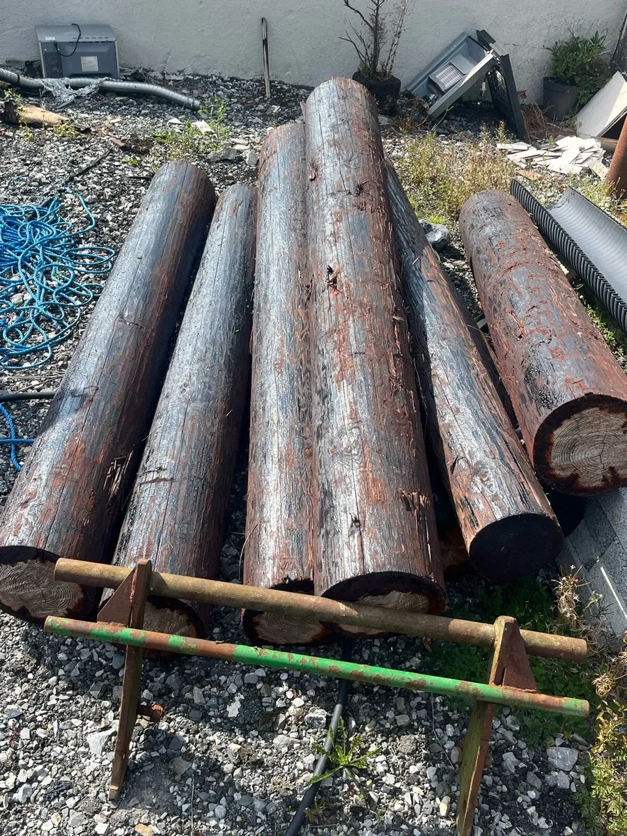 Good 8ft straining posts - Image 2