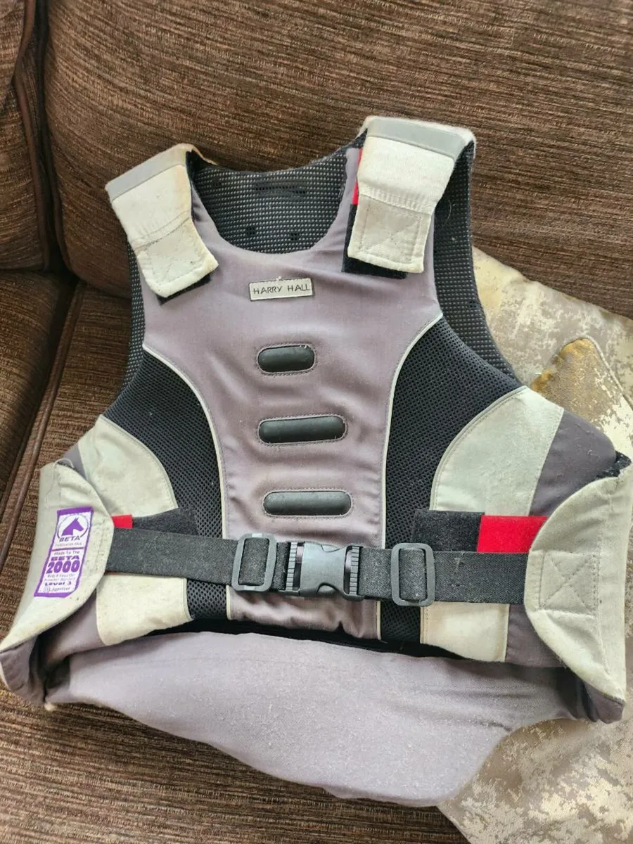Horse riding hat & back protector - Image 2