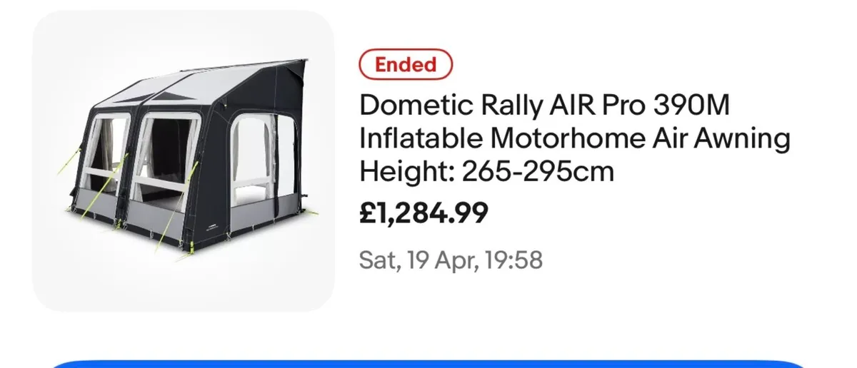 Awning for motorhome - Image 2