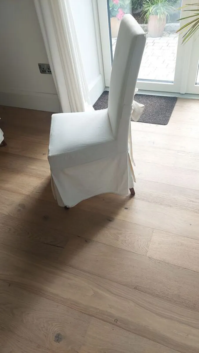 8 Dining Chairs with removable, washable covers. B - Image 2