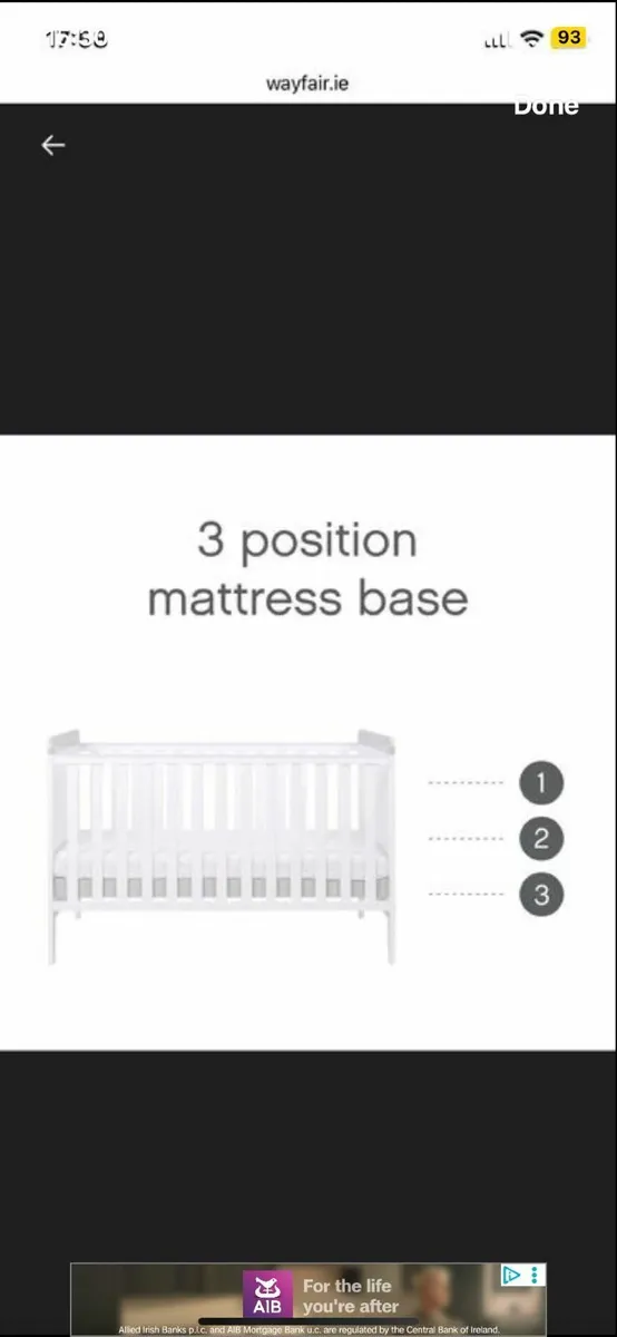 Cot bed: Tutti Bambini - Image 3
