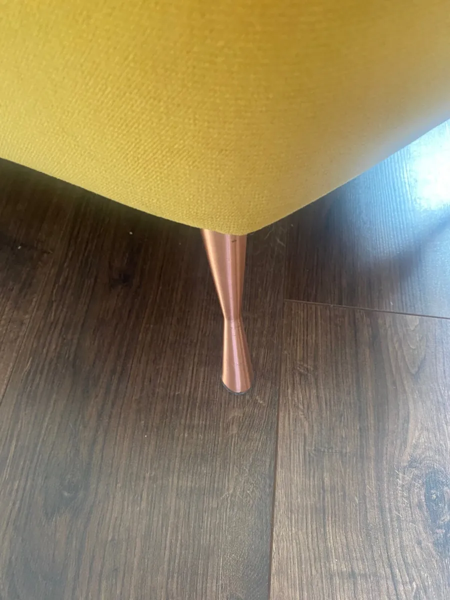 Armchair & footstool - Image 3