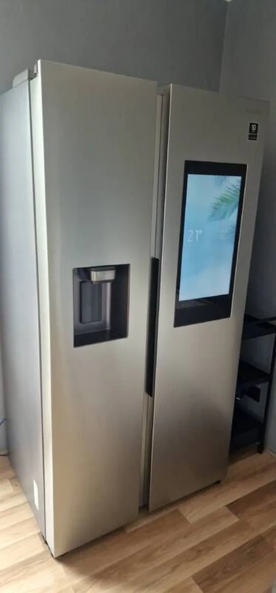 Samsung Side by Side Fridge Freezer with Family Hub - Image 1