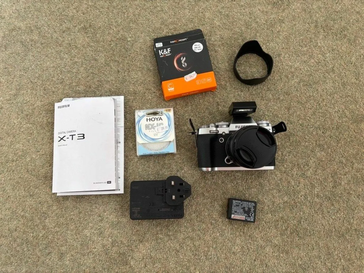 Fujifilm X-T3 Kit with Body, Lens, Bag, Filters - Image 1