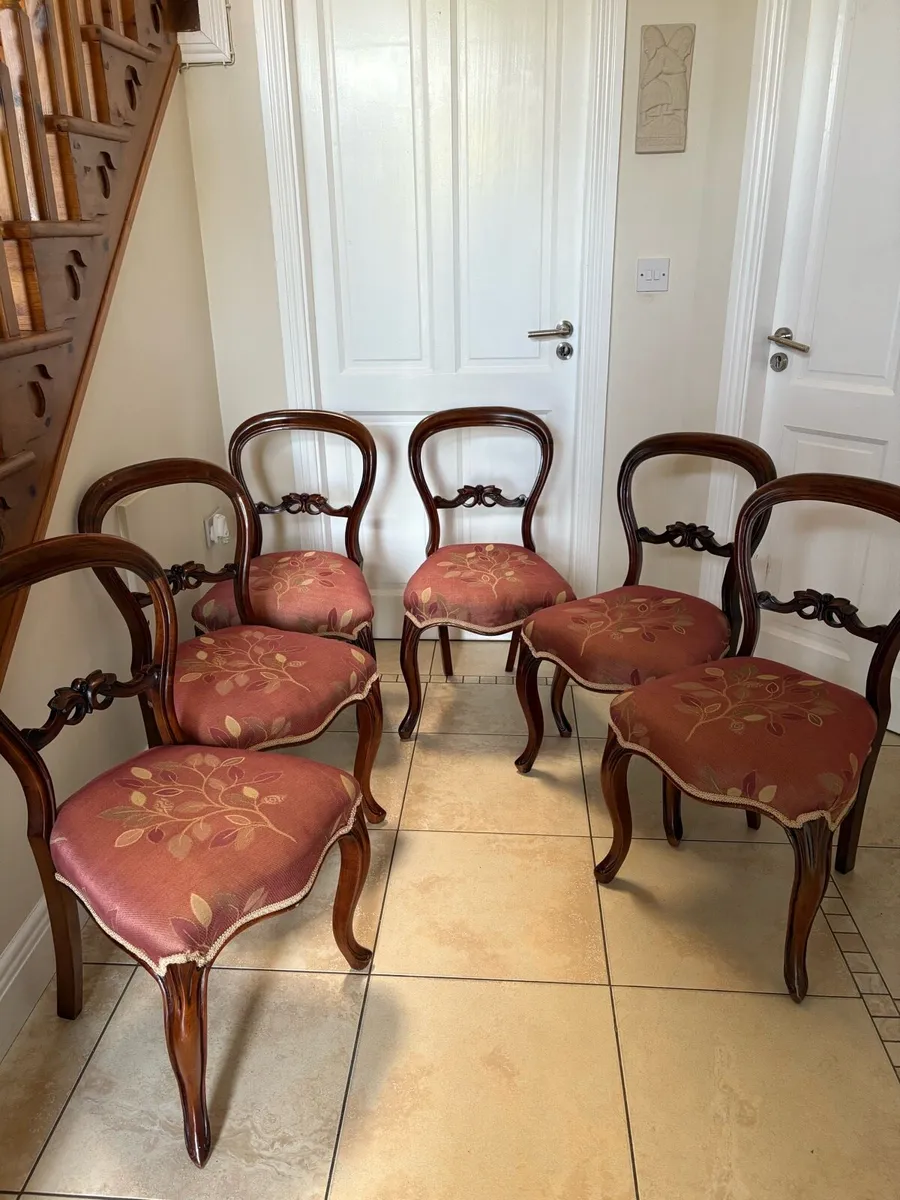 Vintage style dining chairs - Image 1