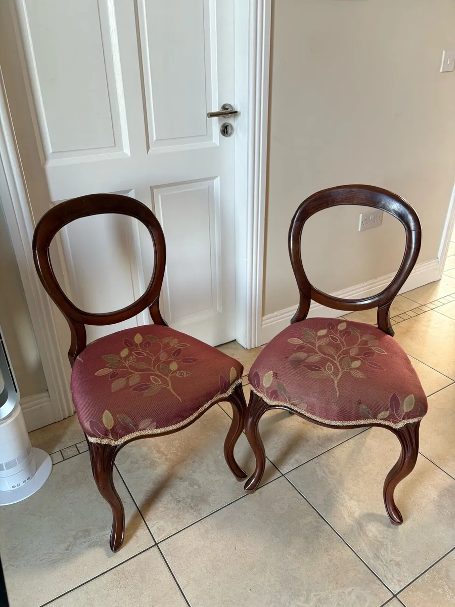 Vintage style dining chairs - Image 2