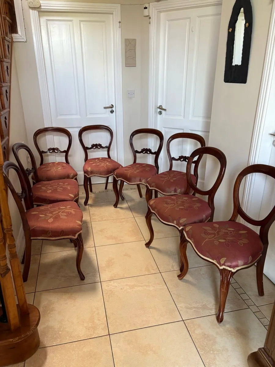 Vintage style dining chairs - Image 3