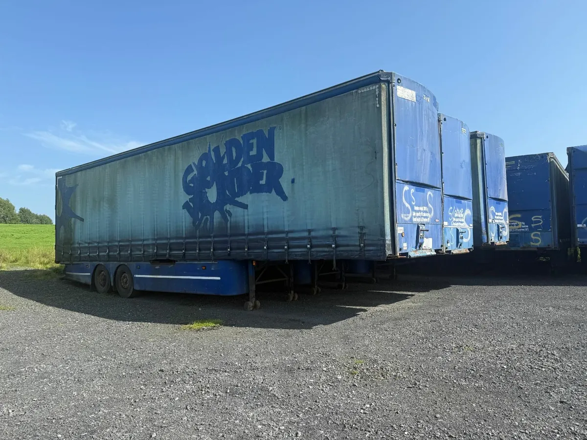13.6m Curtainsider trailer Tallboy- Storage - Image 1