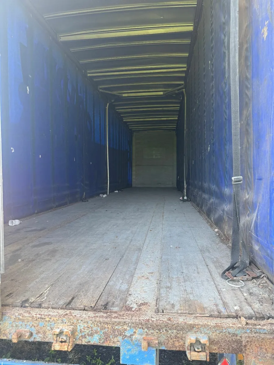 13.6m Curtainsider trailer Tallboy- Storage - Image 2