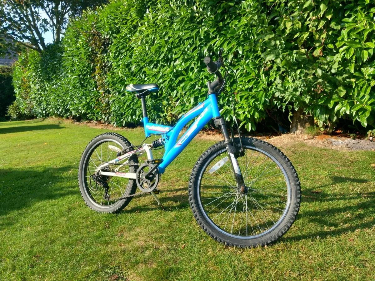 Two suspensions blue bike - Image 1