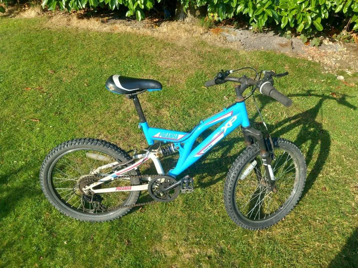 Two suspensions blue bike - Image 3