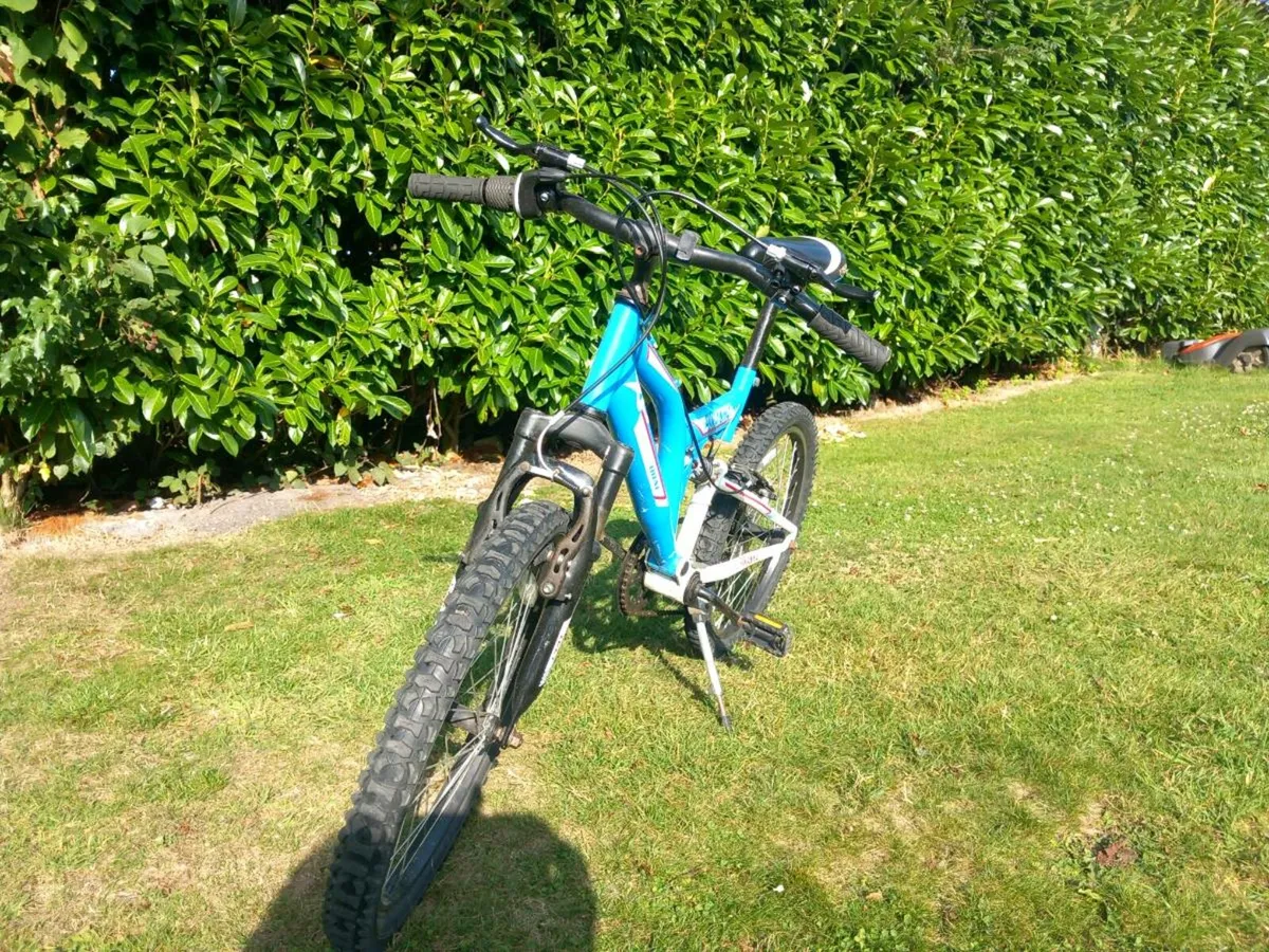 Two suspensions blue bike - Image 4