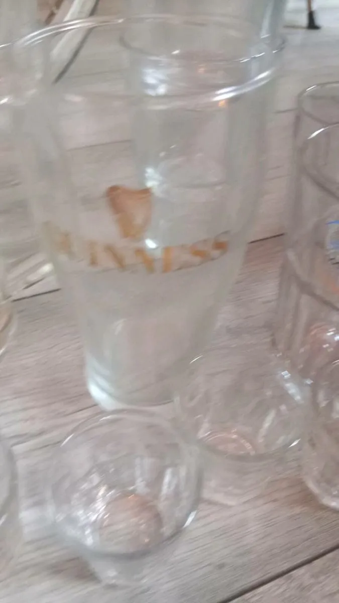 Guinness, coke,beer,shot glasses - Image 4
