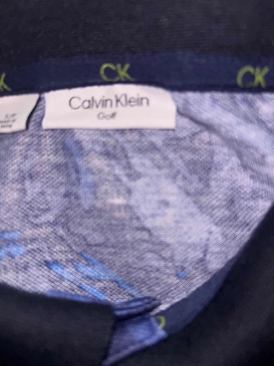 Mens calvin klein small polo - Image 2