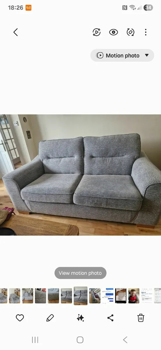 Sofa and 2chairs - Image 1