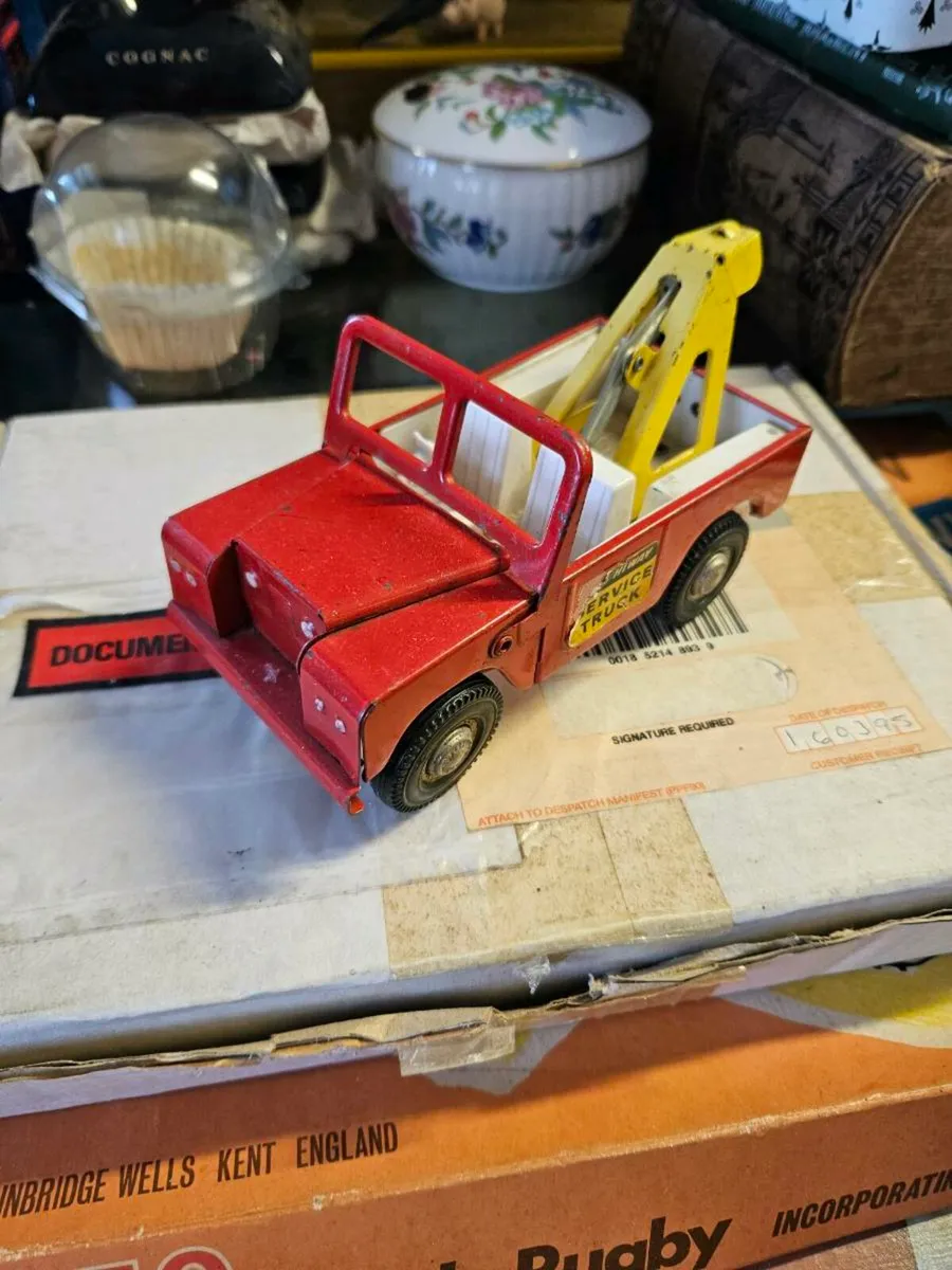 Vintage Triang Tinplate Pressed Steel Landrover - Image 1