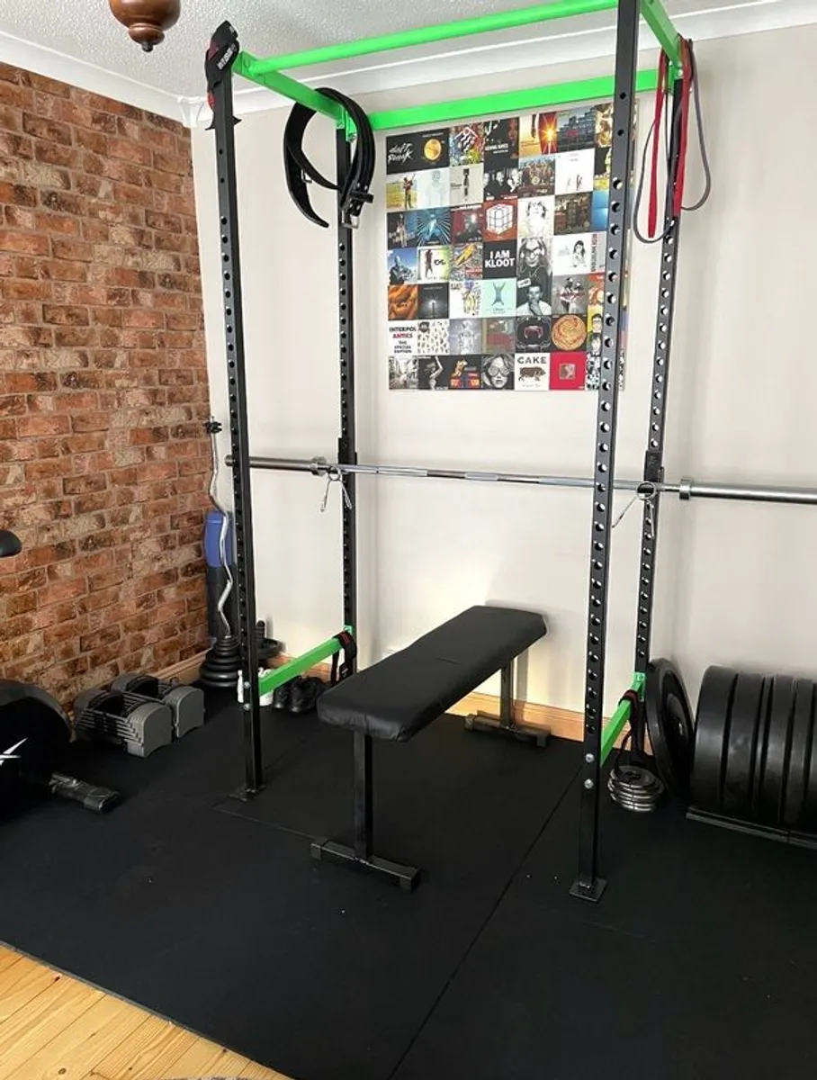 power/squat rack (custom made) - Image 1