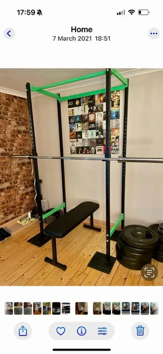 power/squat rack (custom made) - Image 3