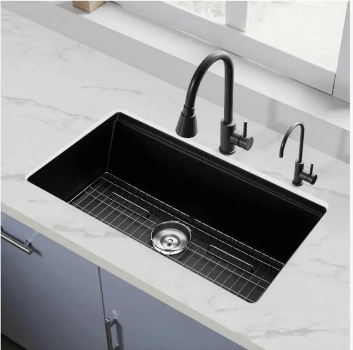 84 cm Granite Kitchen Sink - Image 4