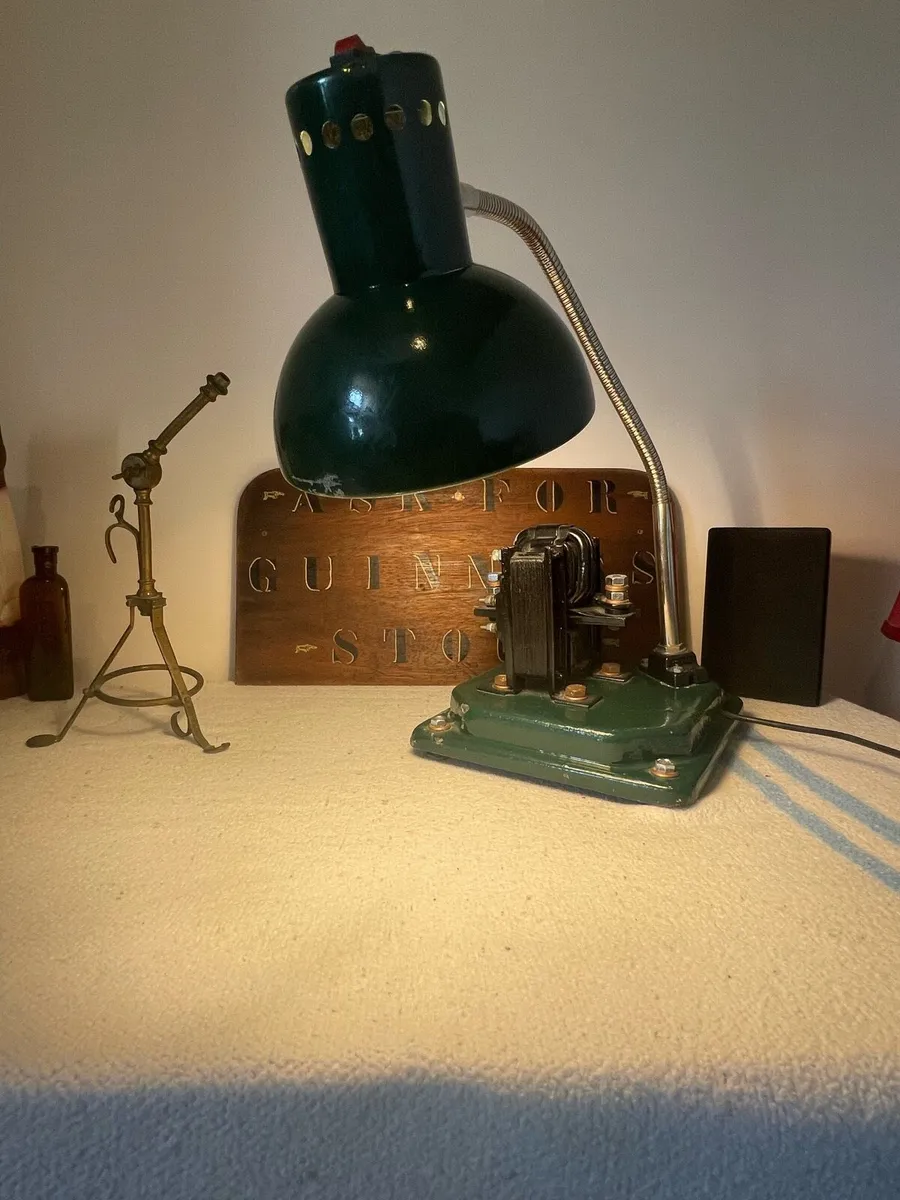 Vintage Industrial Lamp by Polam - Image 1