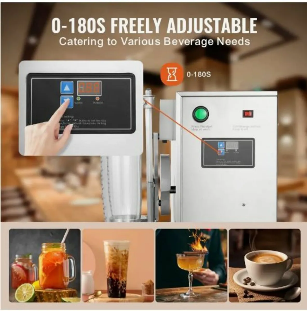 Milkshake Maker Machine 120W Electric - Image 3