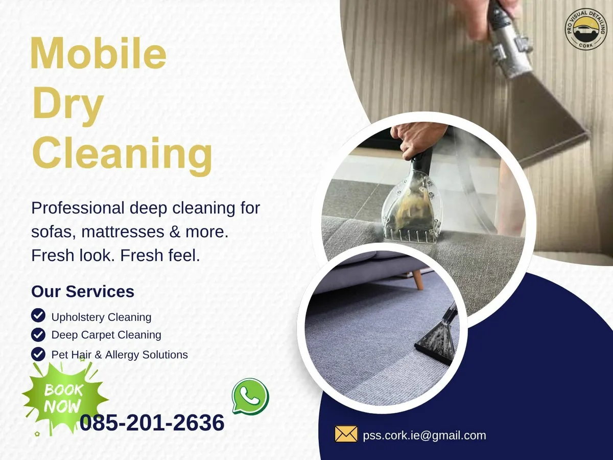 ✨ Mobile Sofa & Mattress Cleaning - Cork ✨ - Image 1