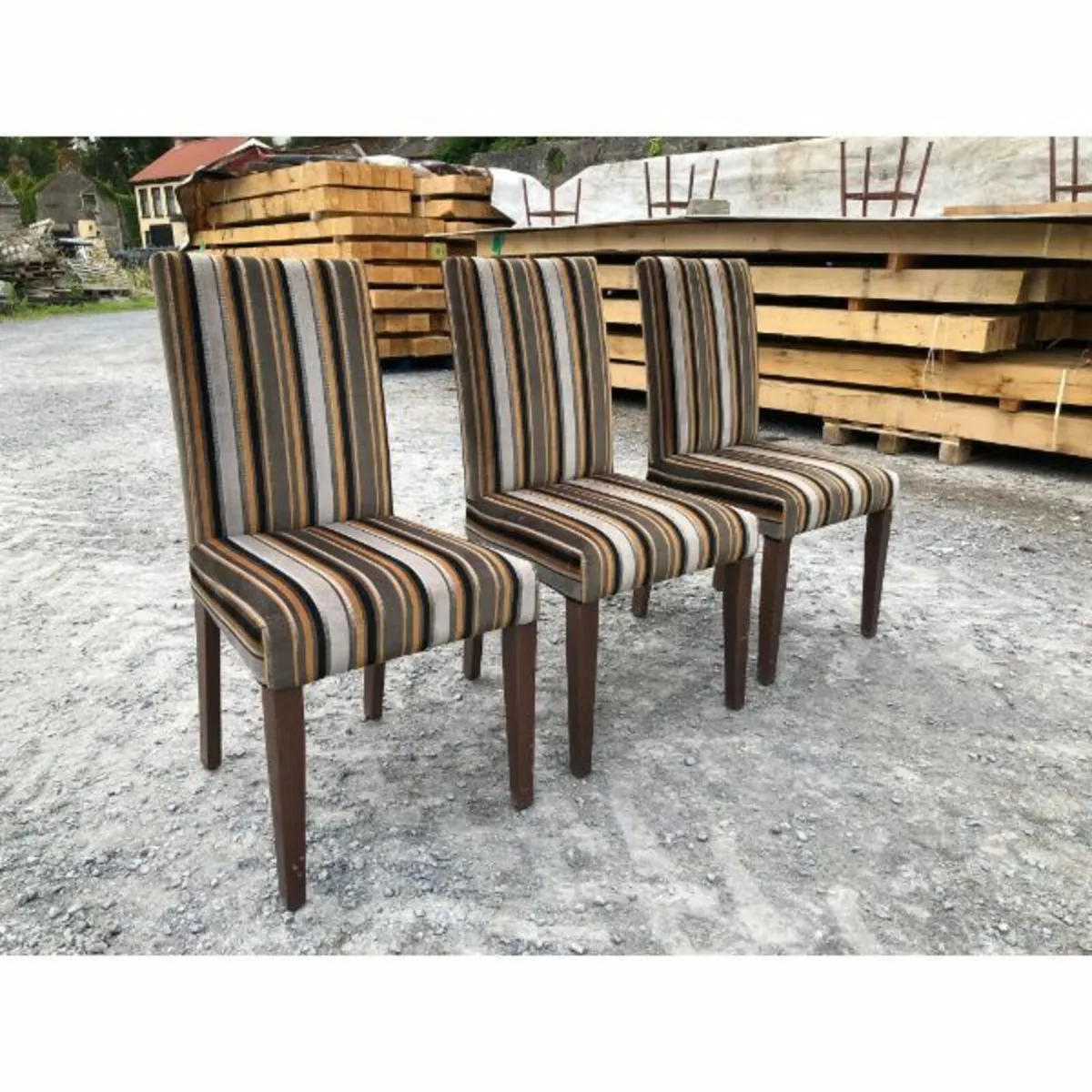 Chairs – Striped – Set of 3 – KAS103 - Image 1