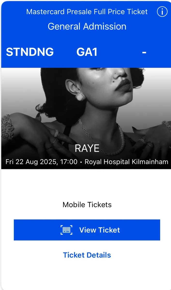 Raye Concert tickets - Image 3