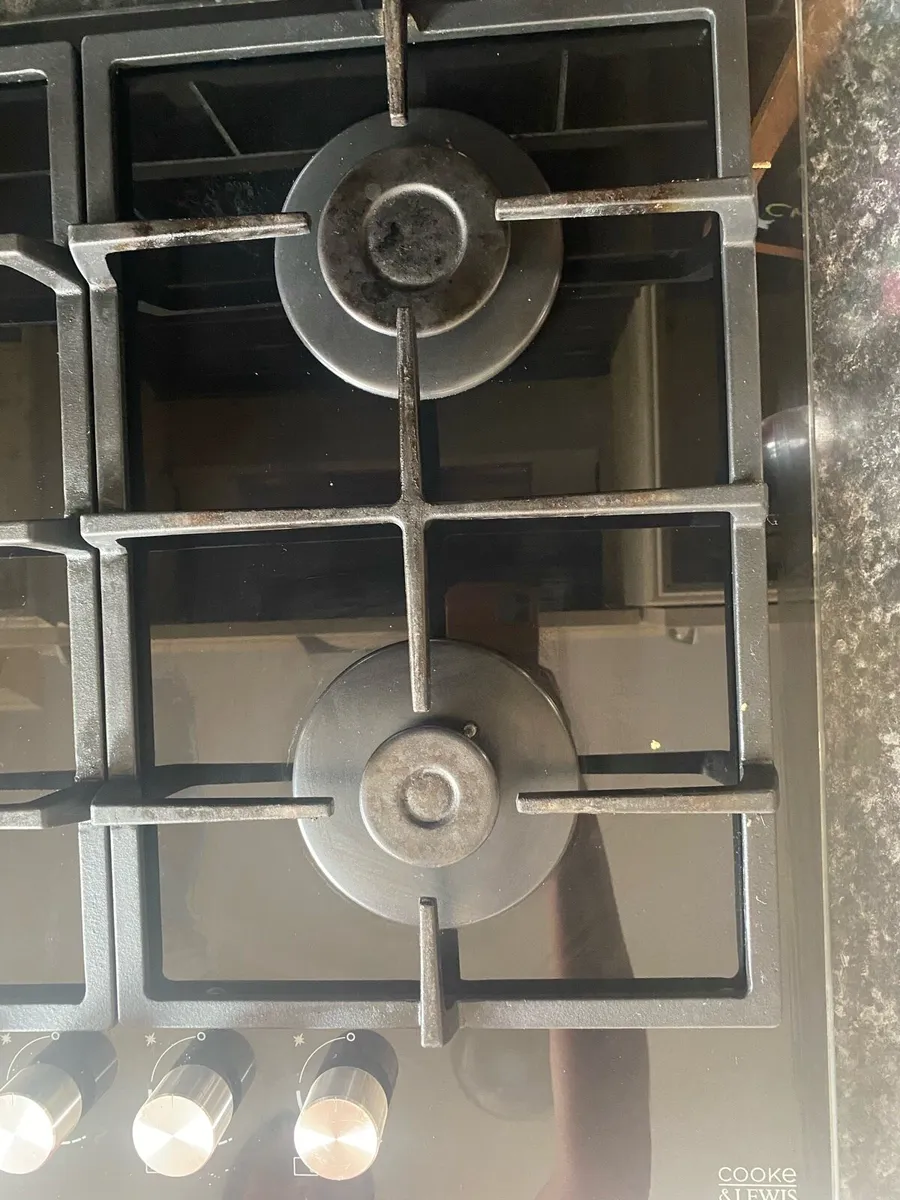 GAS GLASS HOB BLACK 59CM - Image 4
