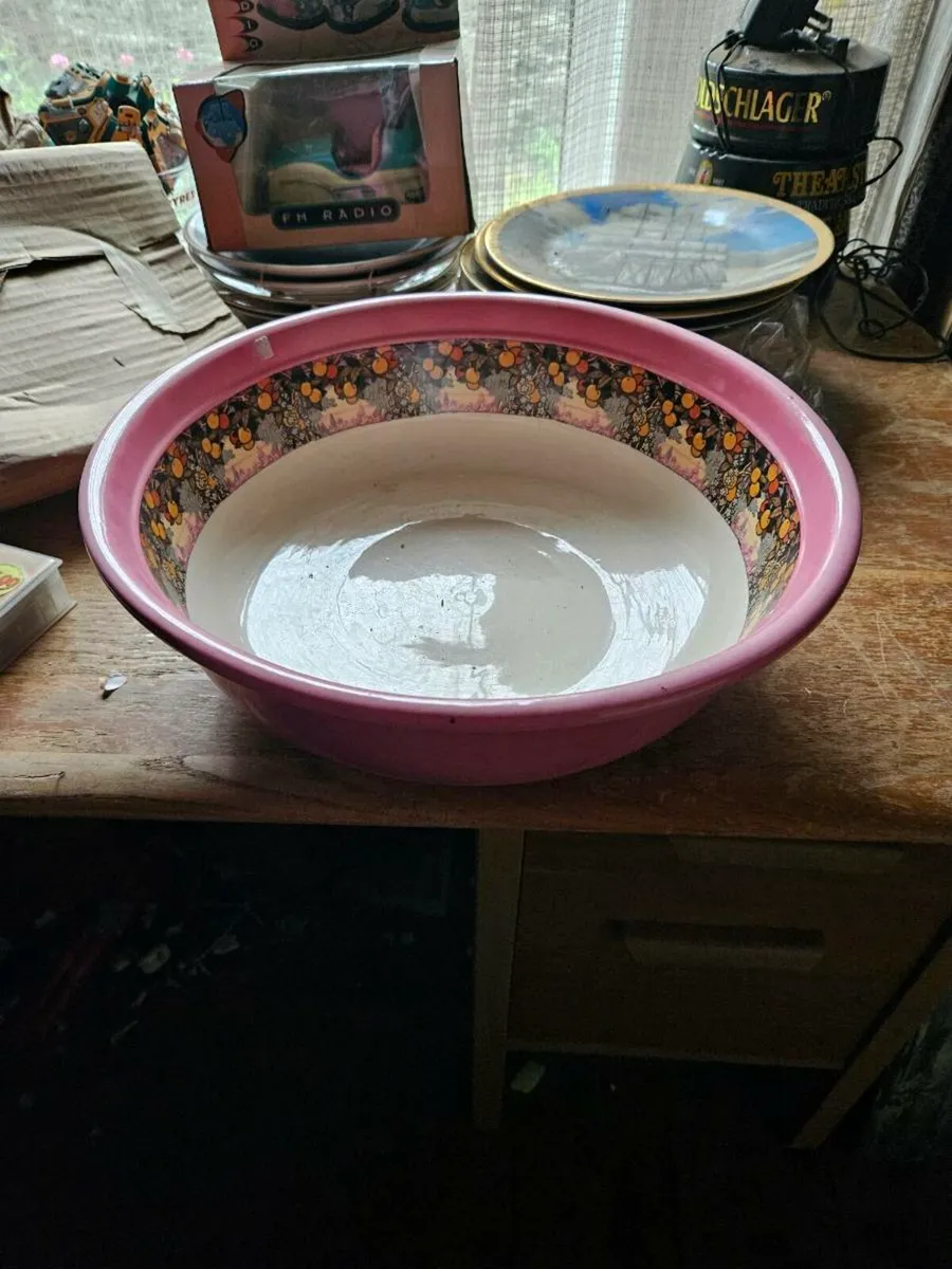 Vintage Large Decorative Bowl - Image 2