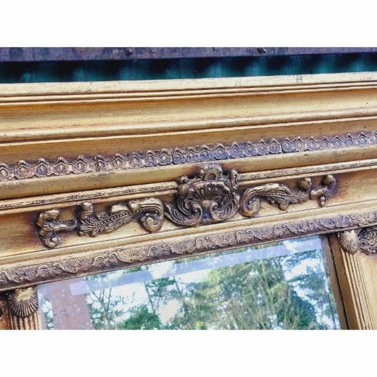 Gilt Overmantel Mirror – KAS398 - Image 3