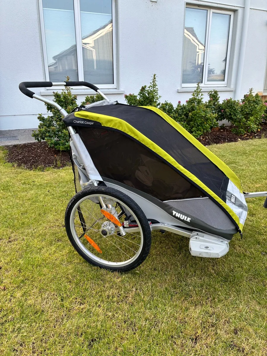 Thule Cougar Chariot 2 seat bike trailer - Image 1