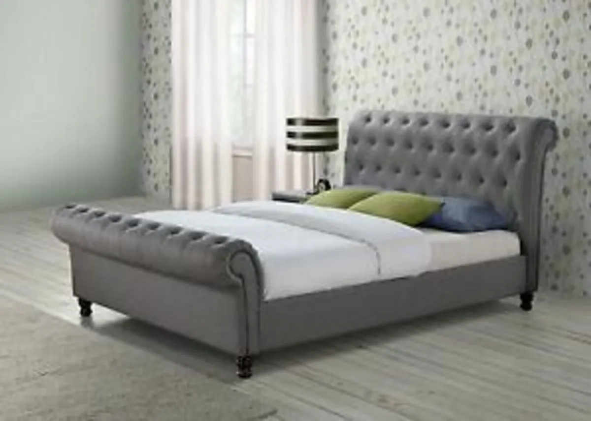 "King-size Bed With Metress - Excellent condition - Image 1