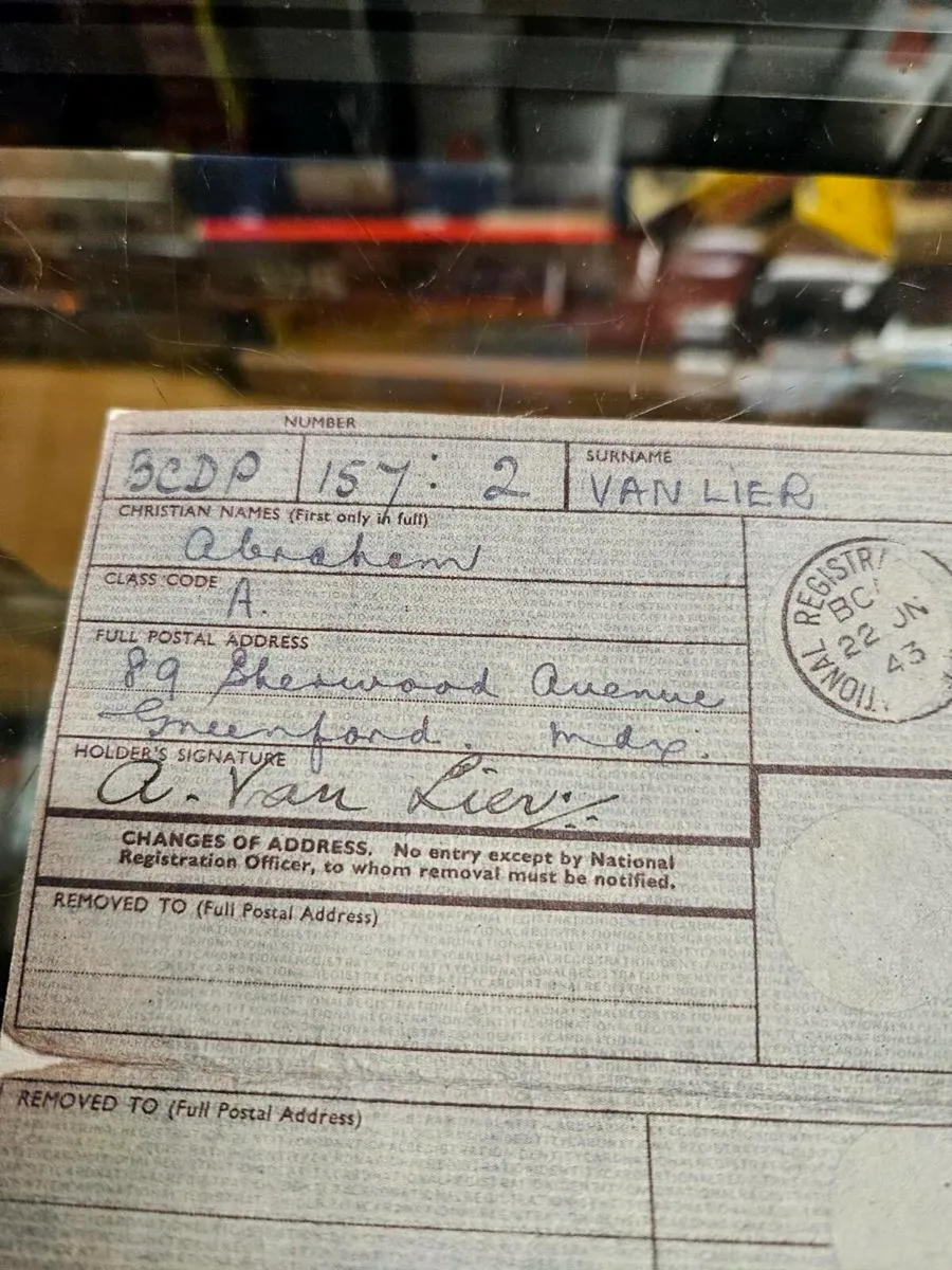 Vintage National Registration Identity Card - Image 3