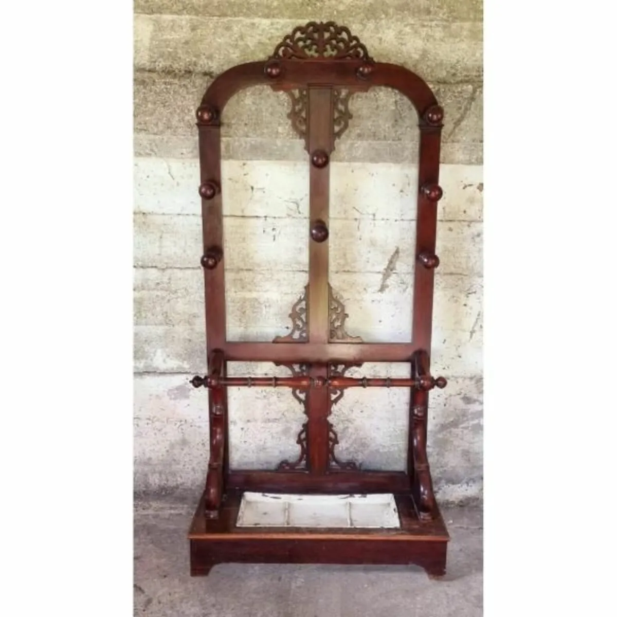 Mahogany Coat and Umbrella Stand – KAS501 - Image 1