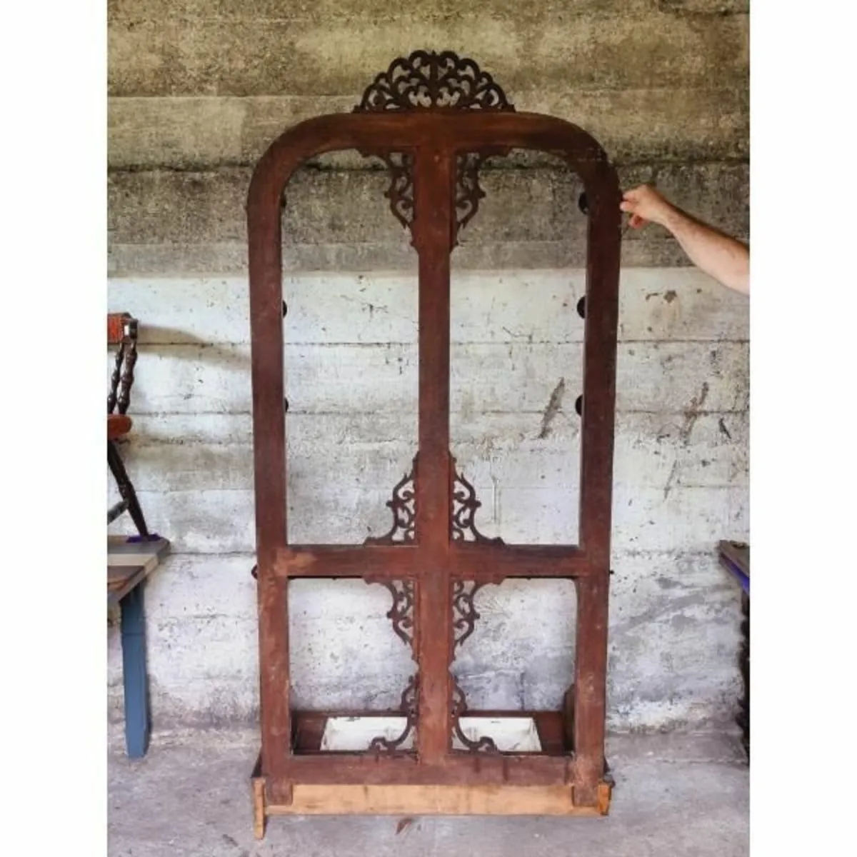 Mahogany Coat and Umbrella Stand – KAS501 - Image 4