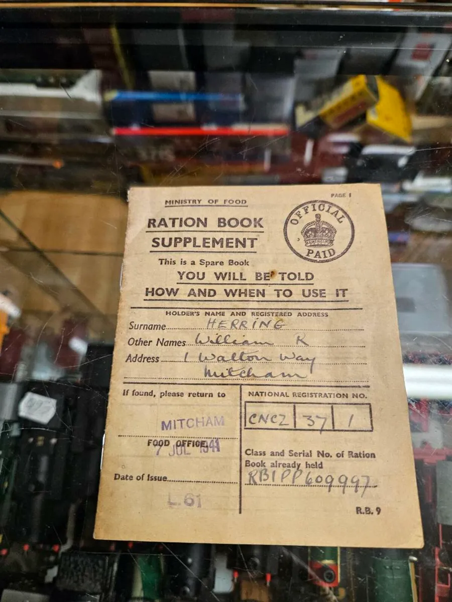 Vintage Ration Book - Image 1