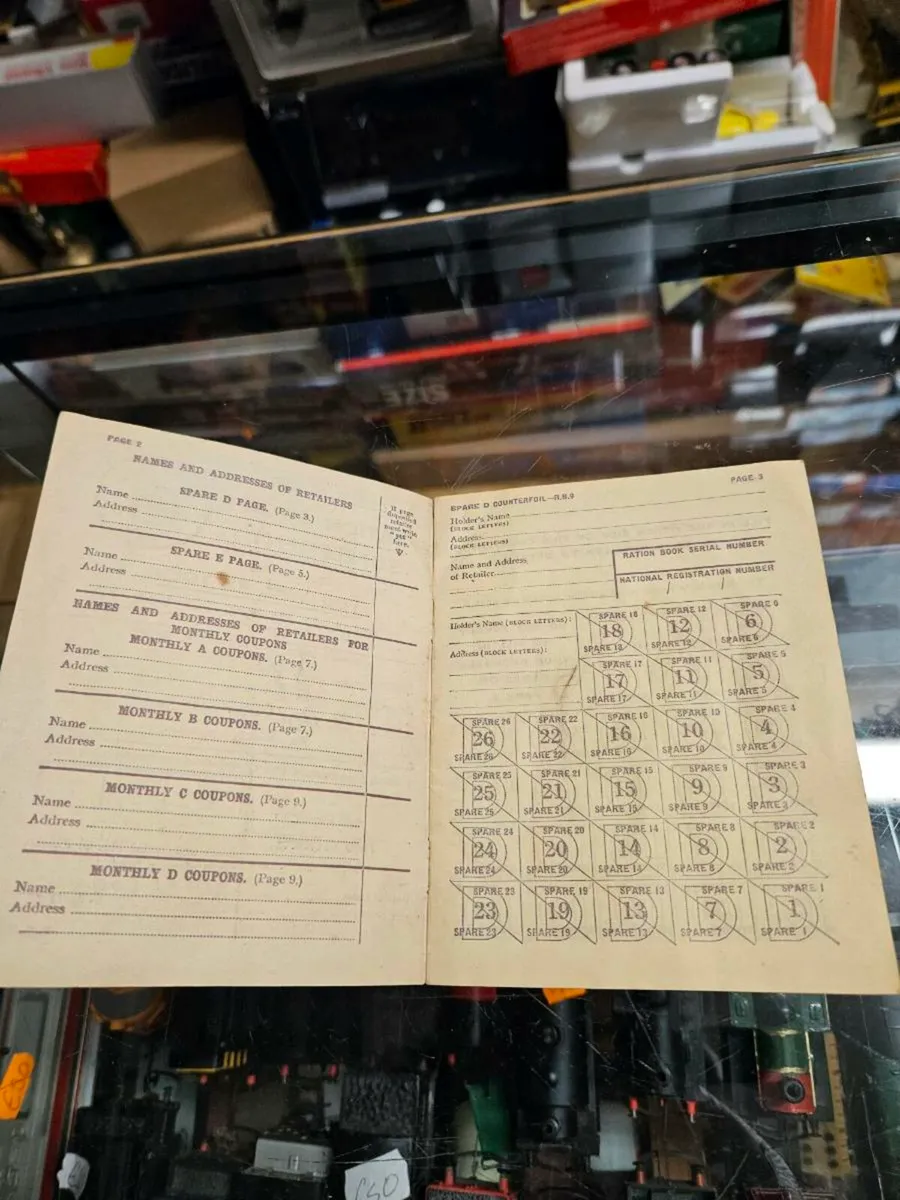 Vintage Ration Book - Image 3