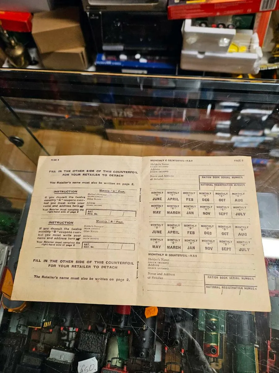 Vintage Ration Book - Image 4