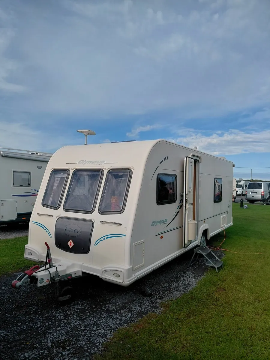 Bailey olympus caravan fixed bed - Image 1