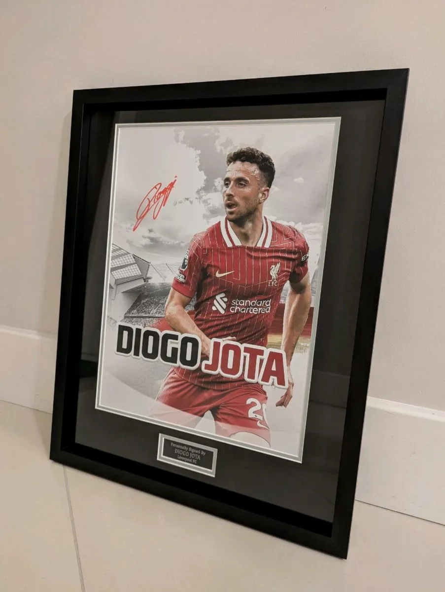Diogo Jota signed FIFA 16 x 12 picture - Image 1