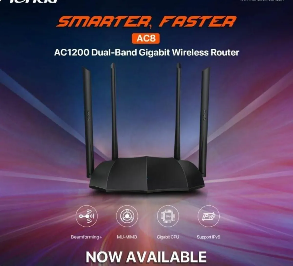 Powerful AC8 dual-band wireless router - Image 1