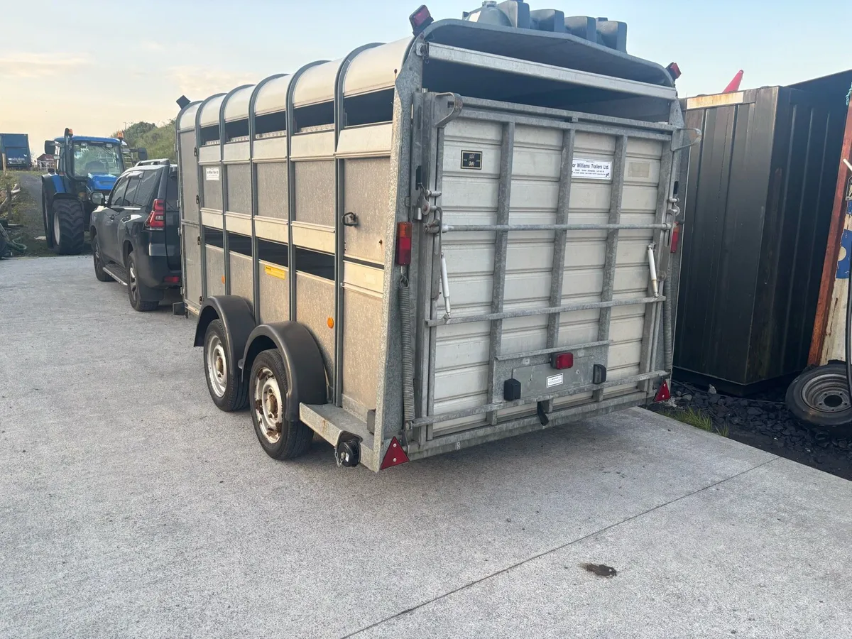12x6 Ivor Williams livestock trailer with decks - Image 3