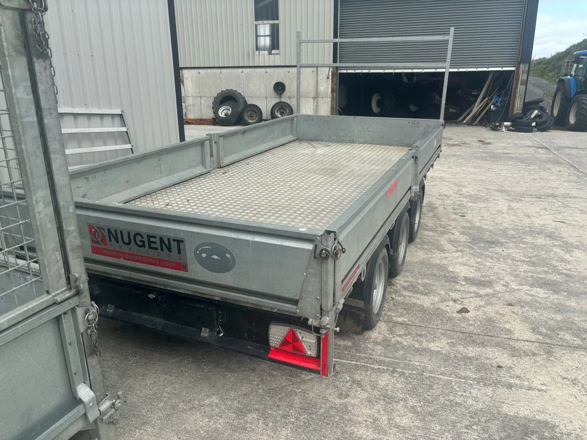 2020 14x6 Tri-axel Nugent builders trailer - Image 2