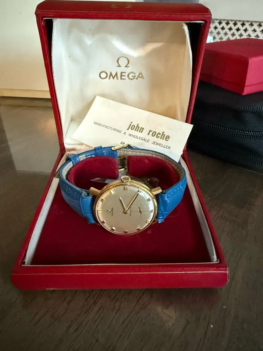 Omega 18k Gold watch 1960s - Image 4