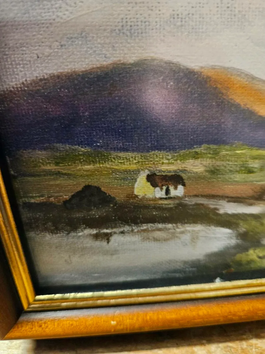 Small Oil on Canvas Picture - Image 4