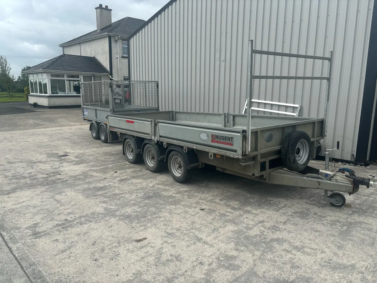 2020 14x6 Tri-axel Nugent builders trailer - Image 1