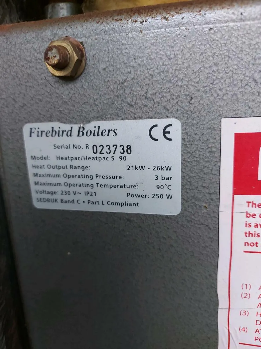 Firebird outdoor oil boiler - Image 1